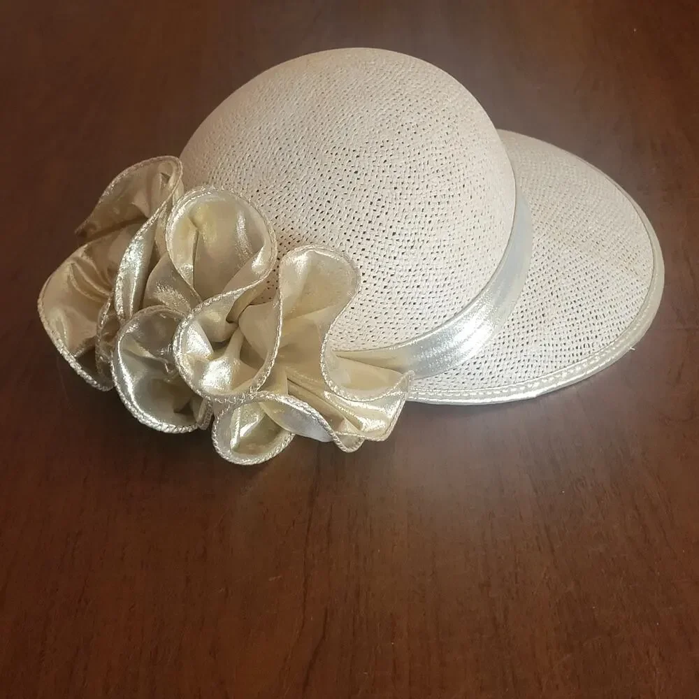Vintage Rare San Francisco Sonni woven straw hat. Made in USA - Picture 3 of 9